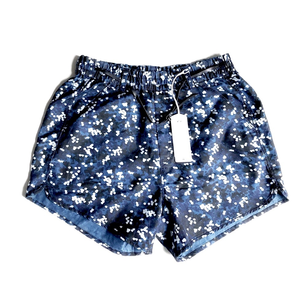 NWT G-Star Women Blue Black Lancer BF Athletic Shorts Size XS/Small